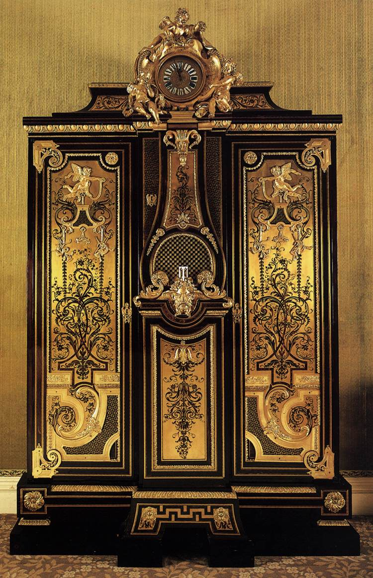 Wallace Collection Armoire with Clock